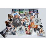 Large quantity of Doctor Who related signed photos & pictures