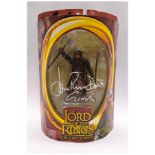 ToyBiz Lord of the Rings Gimli Action Figure Signed by John Rhys-Davies