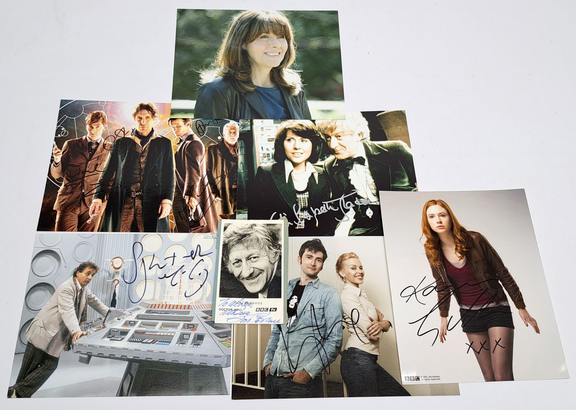 Large quantity of Doctor Who related signed photos & pictures - Image 2 of 3