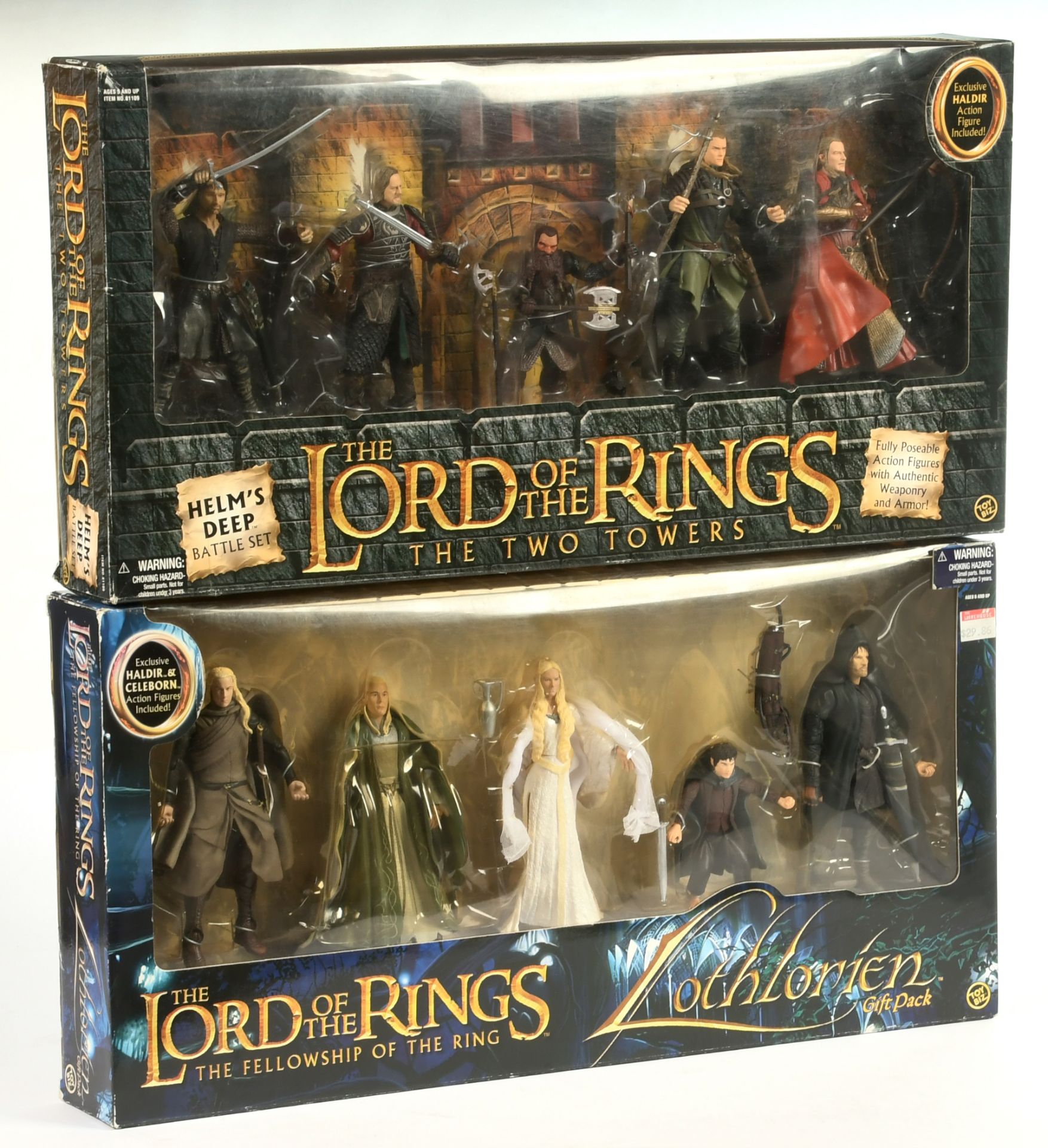Toy Biz The Lord of the Rings figure packs x 2