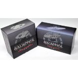 Eaglemoss Battlestar Galactica Official Ships Classic Cylon Raider & Modern Galactica. Near mint ...