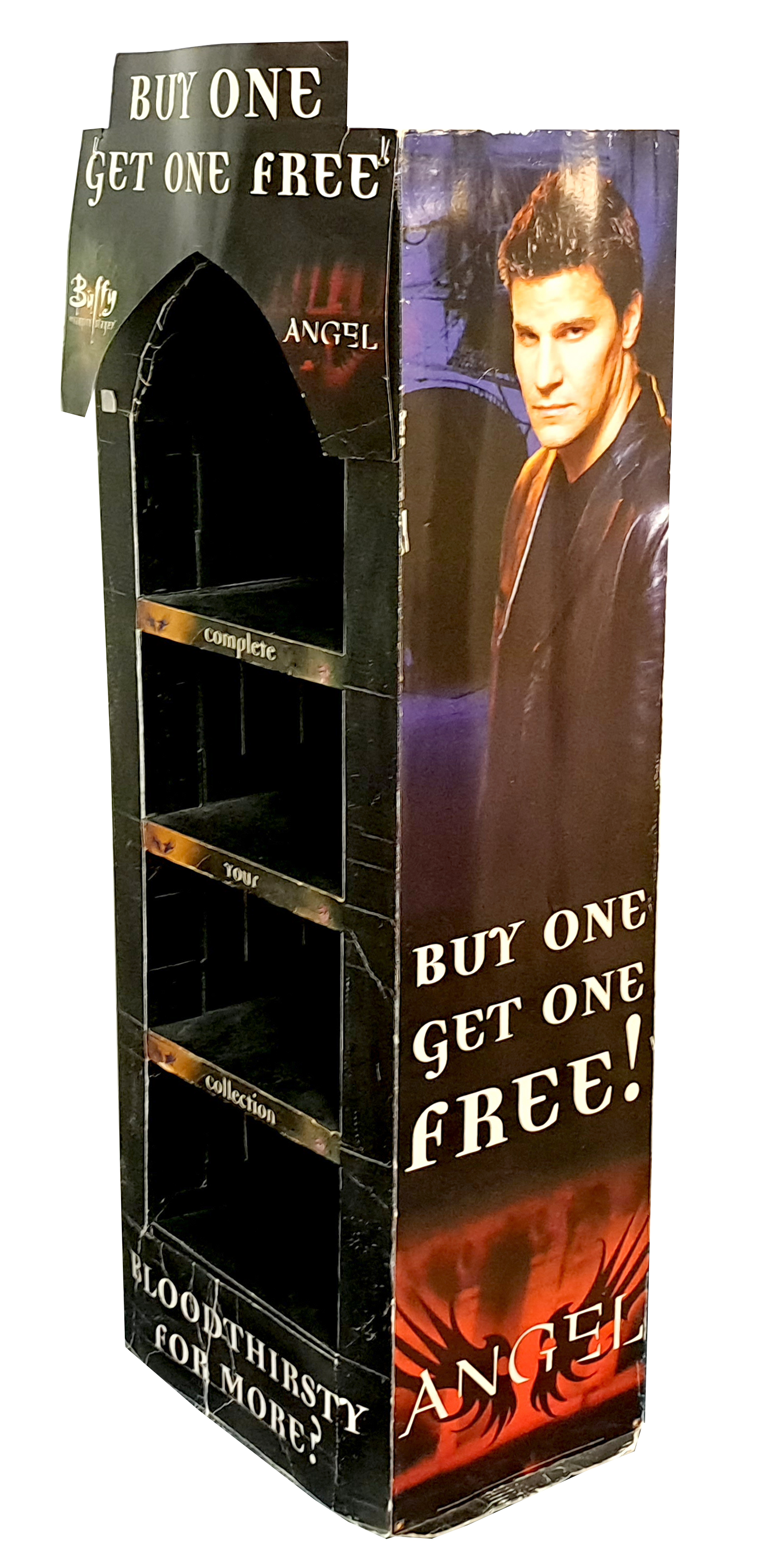Buffy the Vampire Slayer / Angel cardboard store display stand - Image 3 of 3