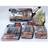 Hasbro Star Wars Movie Heroes Battle Pack and carded figures. Near mint to mint