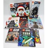 Lego Star Wars Encyclopedia Books with minifigures and similar mixed lot. Good to excellent. 