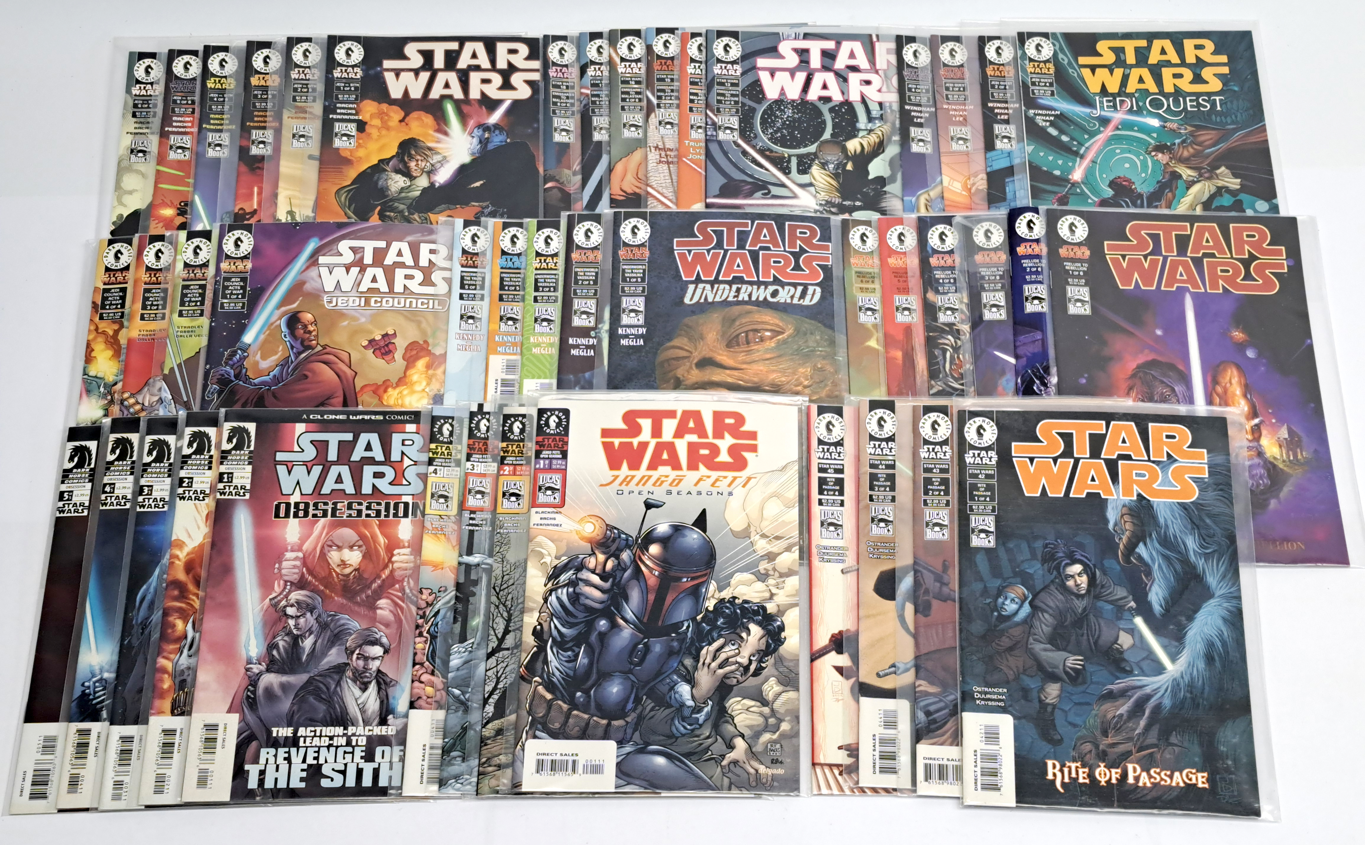 Dark Horse Comics Star Wars Saga era mixed lot, excellent to near mint