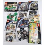 Lego Star Wars opened sets 7115, 7204, 7203, 7201, 7124, 7200. Good to excellent.