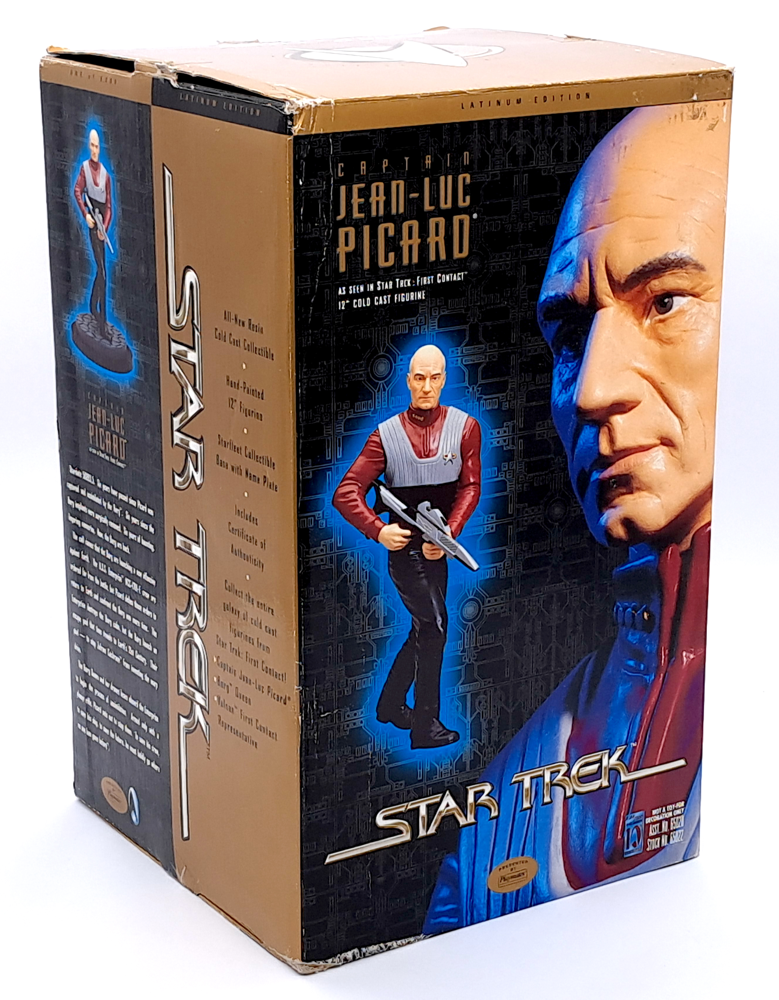 Playmates Star Trek First Contact Captain Jean-Luc Picard Cold Cast Resin 12" Figurine