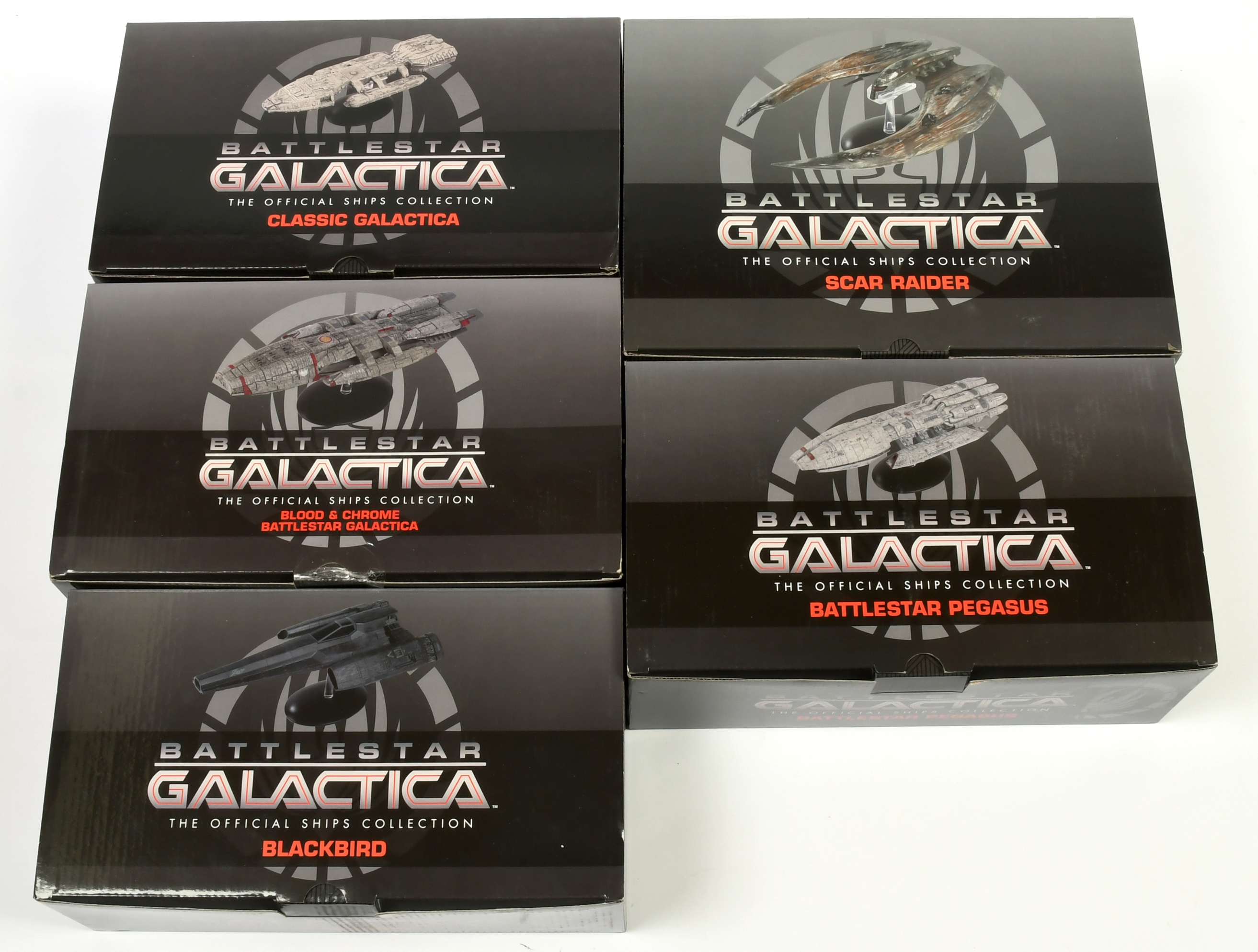 Eaglemoss Hero Collector Battlestar Galactica The Official Ships Collection x 5