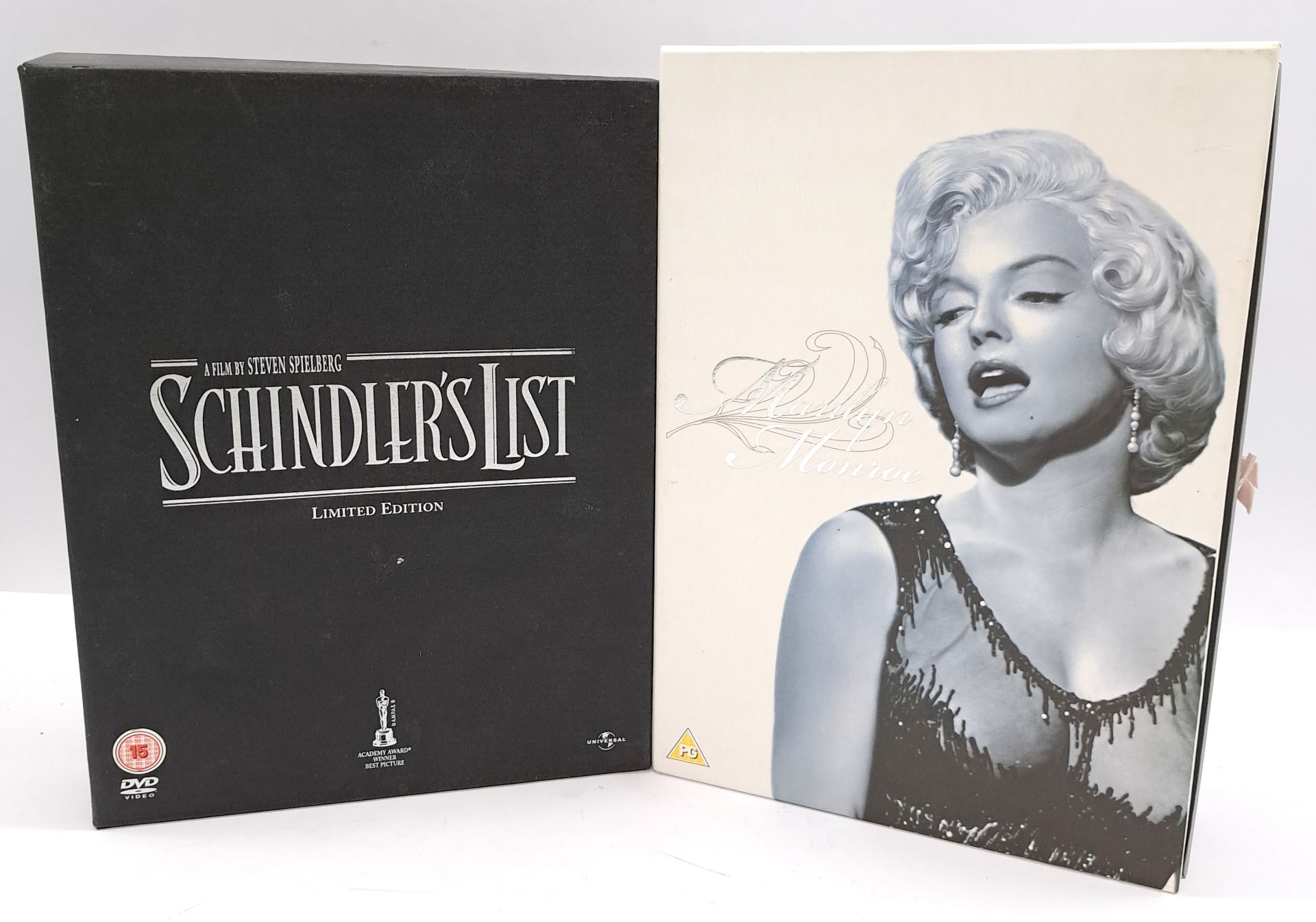 Marilyn Monroe Screen Goddess Box Set & Schindler's List Collectors Edition Box Set
