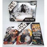 Hasbro Star Wars 30th Anniversary Battle Damaged Darth Vader, Battle Pack and Coin Album. Near mi...