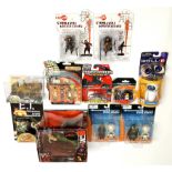 Quantity of carded & boxed action figures & Diorama