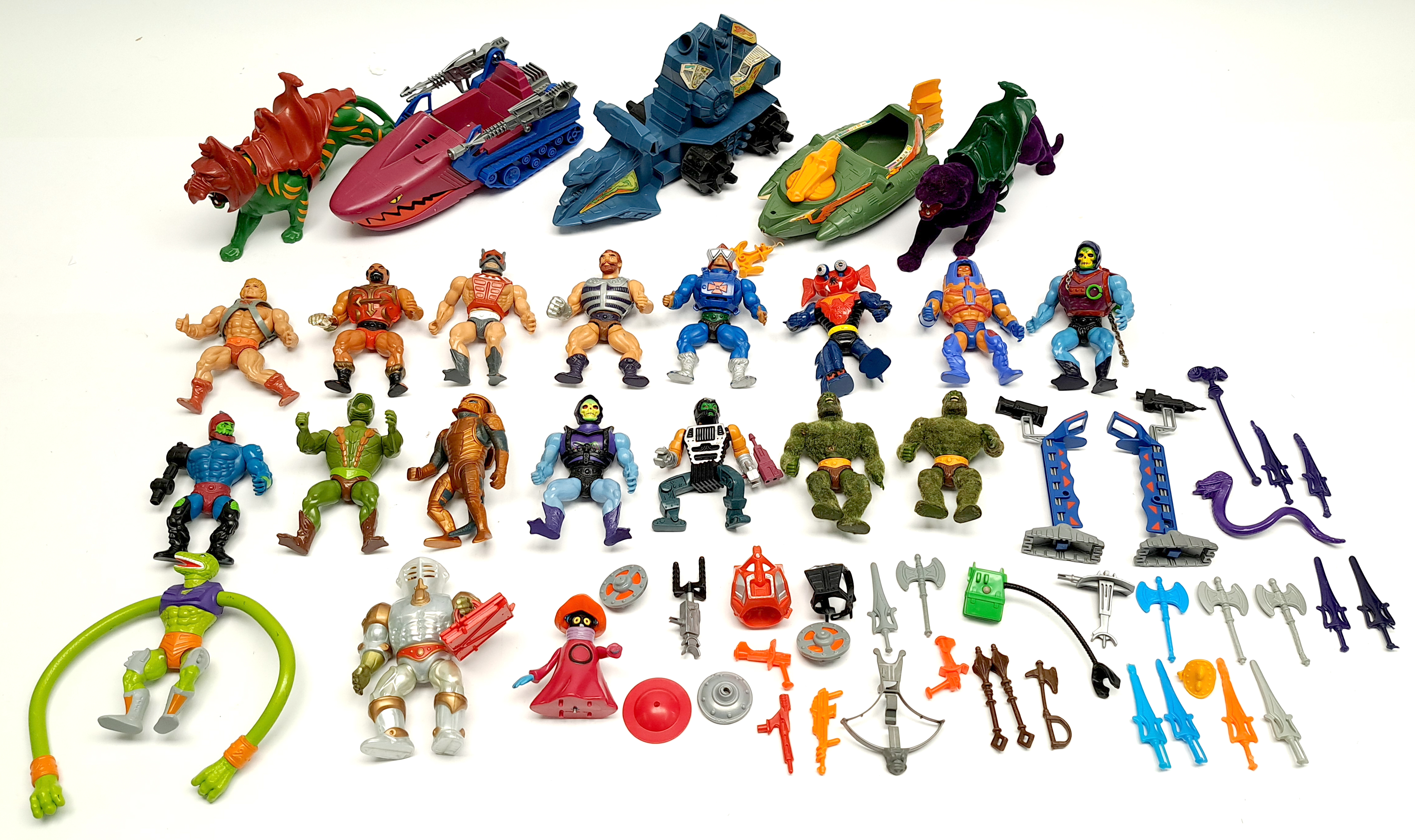 Mattel Masters of the Universe loose figures, vehicles & accessories