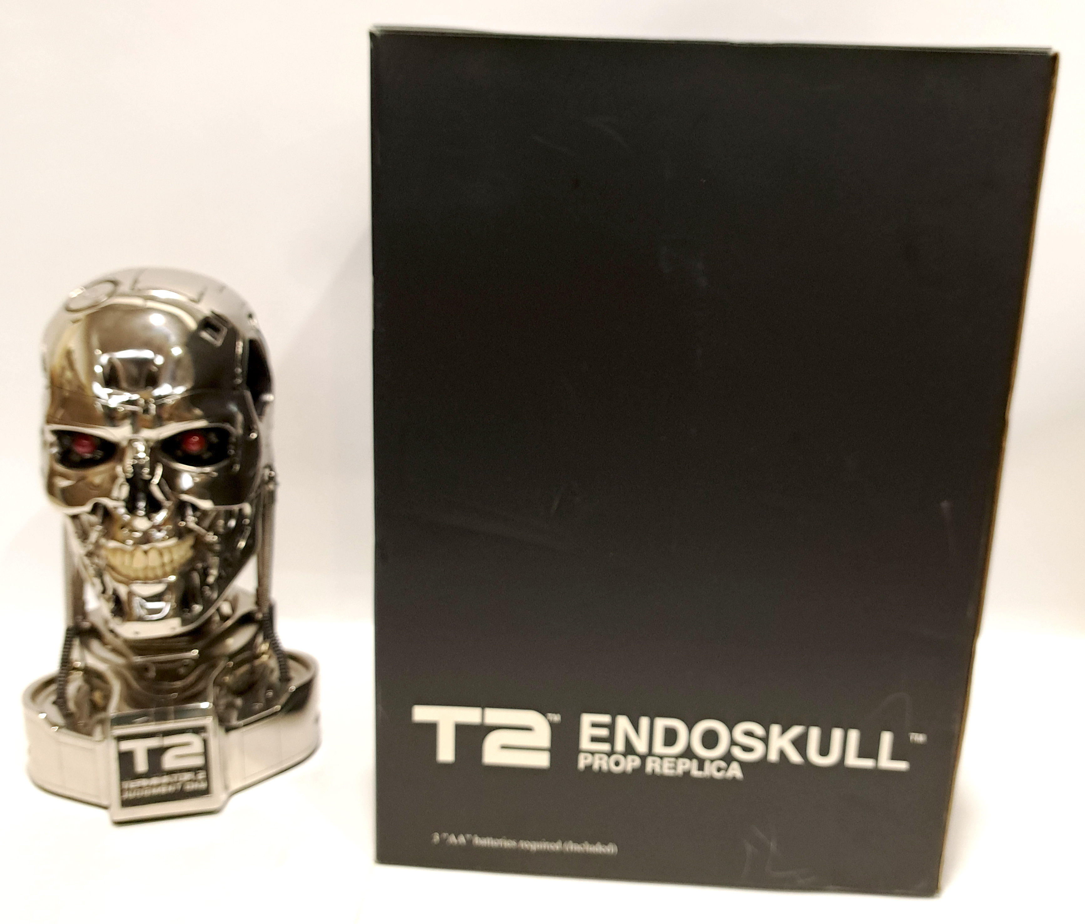 Hollywood Collector Gallery Terminator 2 Judgement Day Endo Skull mini bust