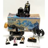 Blue Box Batman Battery Operated Remote Control Batwing & Zeon Batman The Animated Series Alarm C...