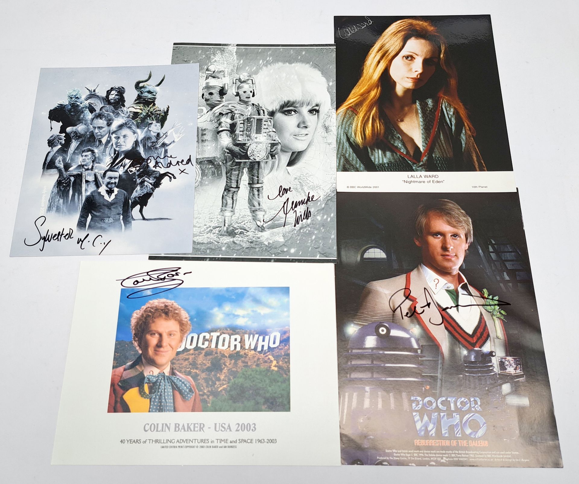 Large quantity of Doctor Who related signed photos & pictures - Image 2 of 3