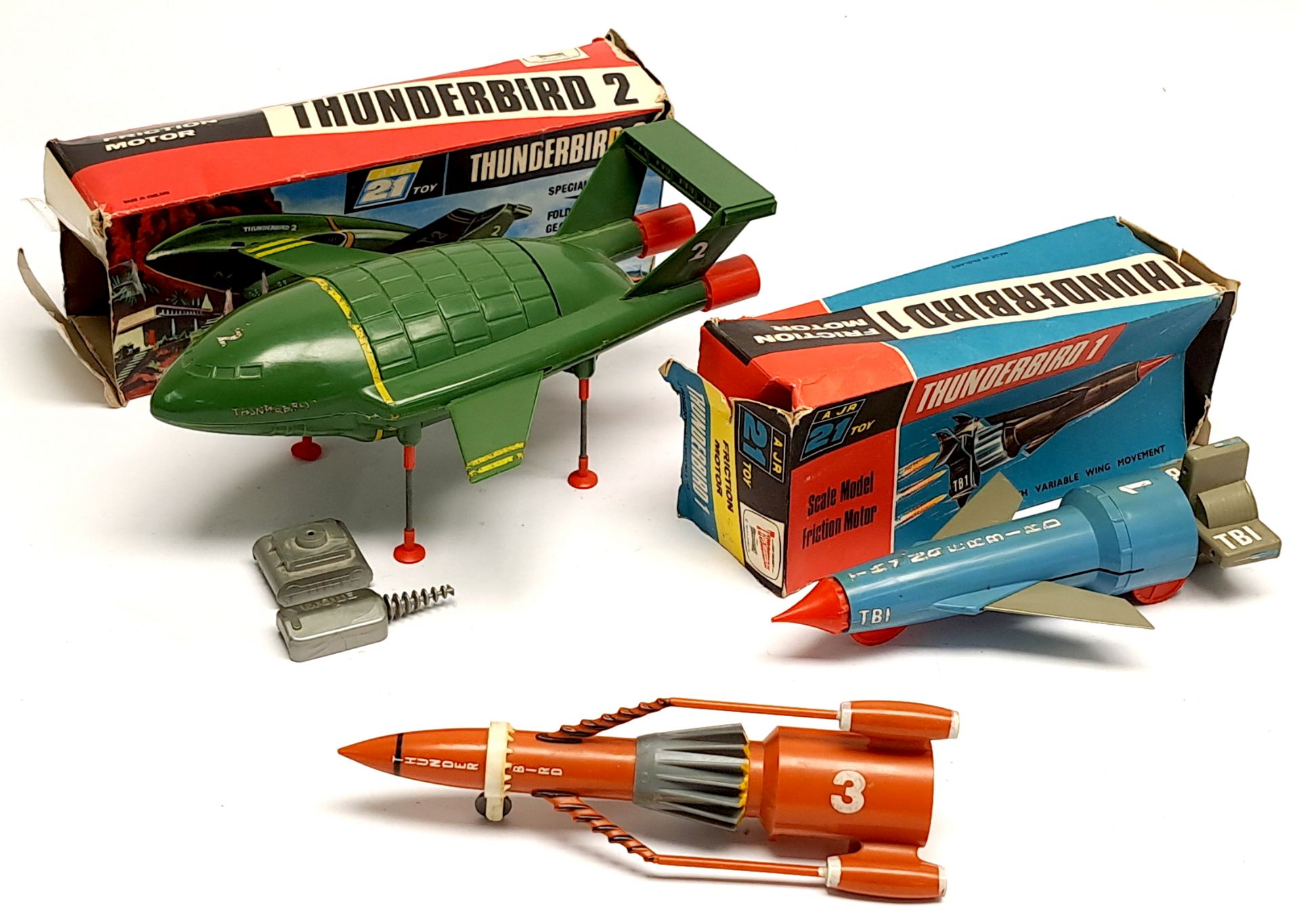 JR21 Toys (J Rosenthal Toys) Thunderbirds vehicles