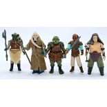 Kenner Star Wars Vintage figures Weequay, Bib Fortuna, Gamorrean Guard, Rancor Keeper and Klaatu....