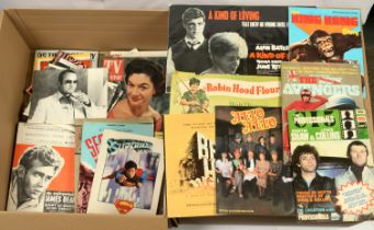 Quantity of TV & Film, Theatre & Music related ephemera