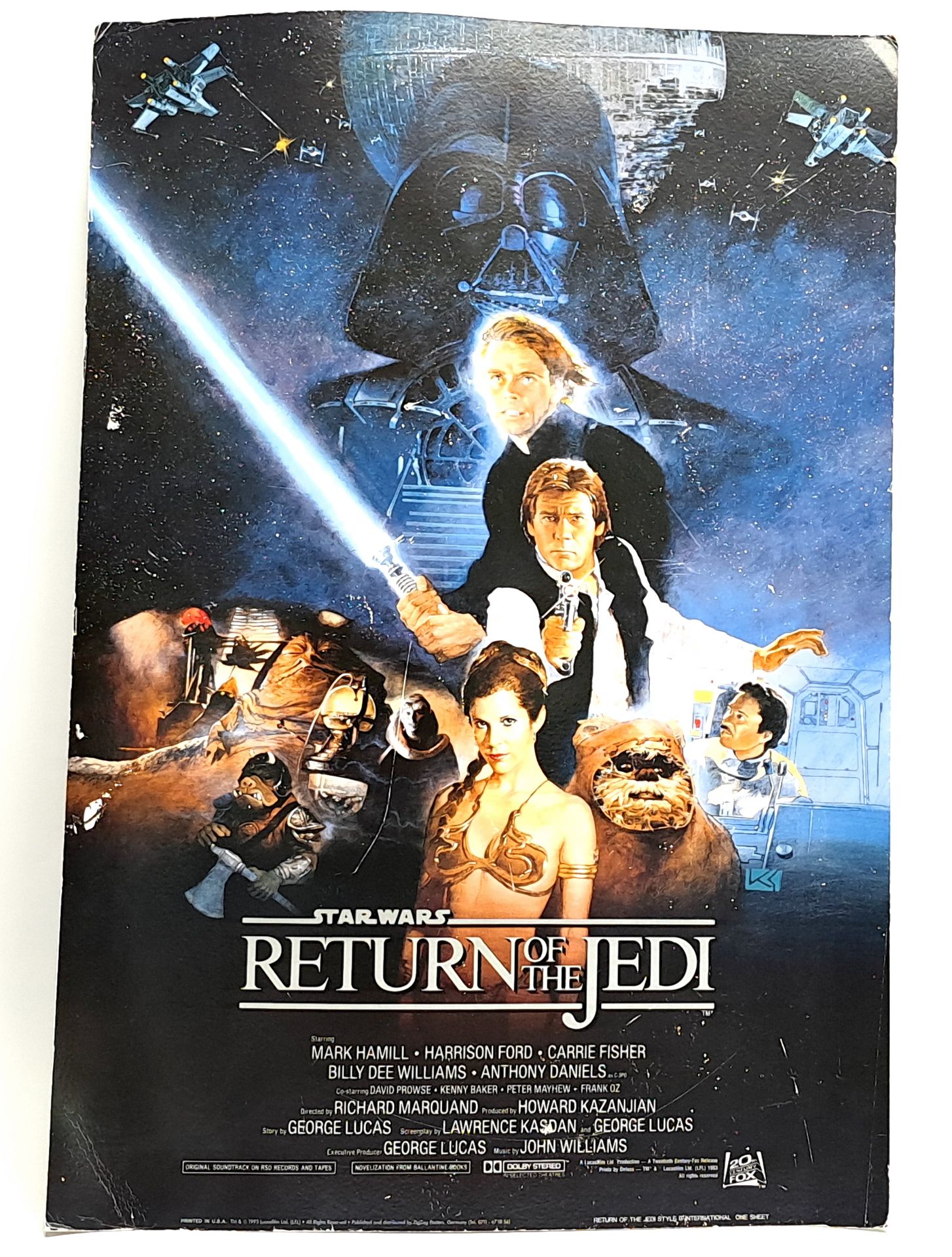 Zigzag Star Wars Return of the Jedi mounted poster