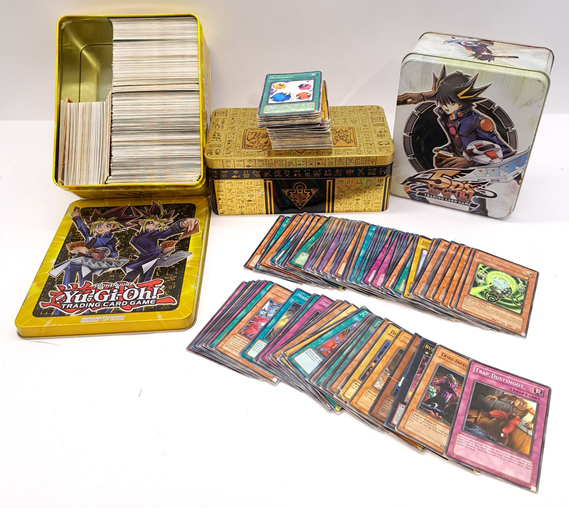 Quantity of Yu-Gi-Oh! Trading Cards with Tins x3