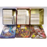 Quantity of Yu-Gi-Oh! Trading Cards with Tins x3