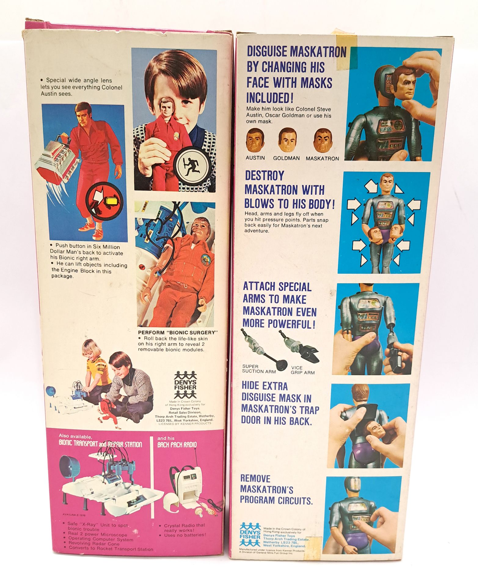 Denys Fisher The Six Million Dollar Man Action Figures x2 - Bild 2 aus 2