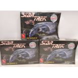 ERTL/AMT Star Trek 3 Piece Adversary Set x3