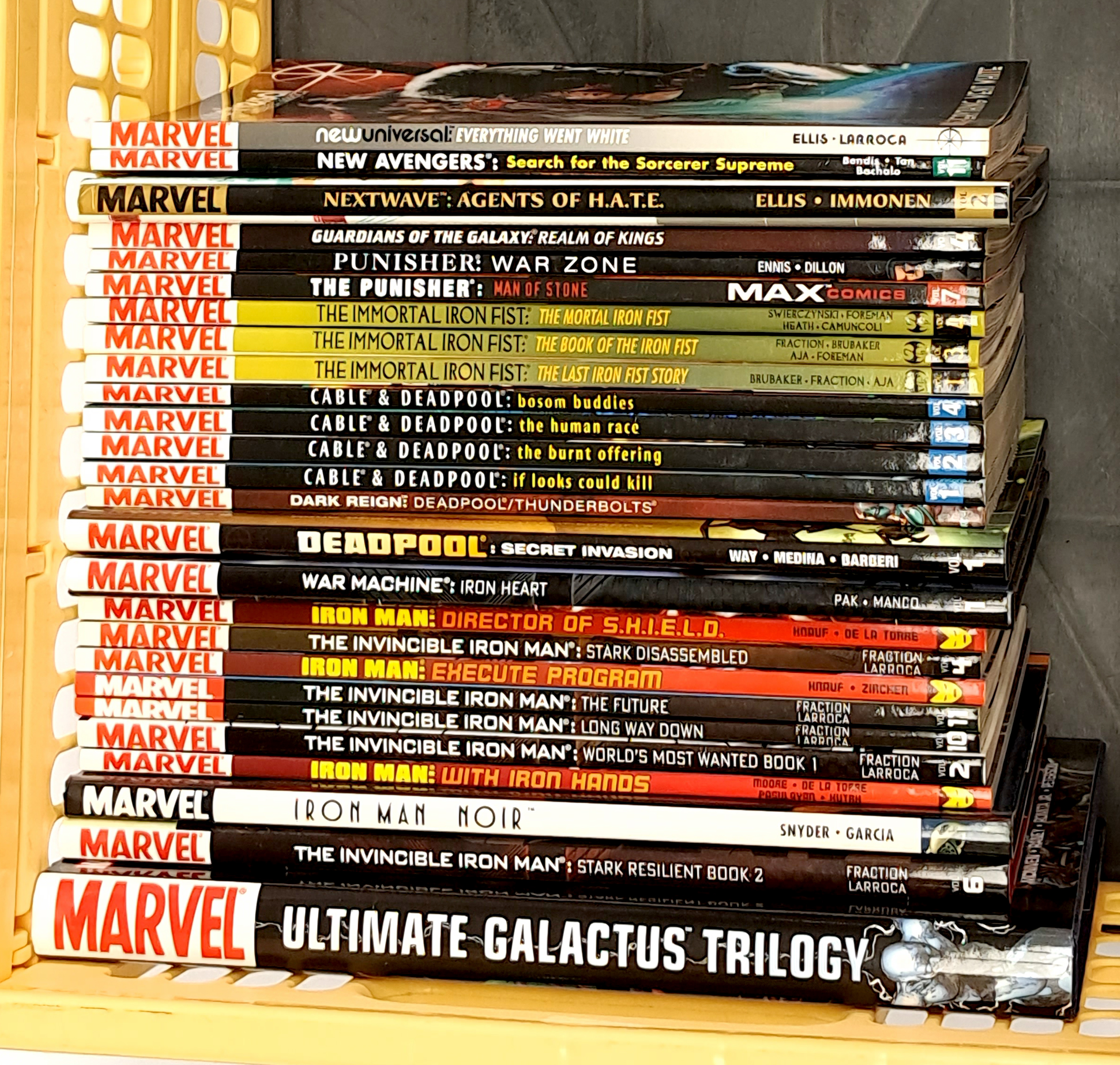 Quantity of Marvel graphic novels & TPB's x 26