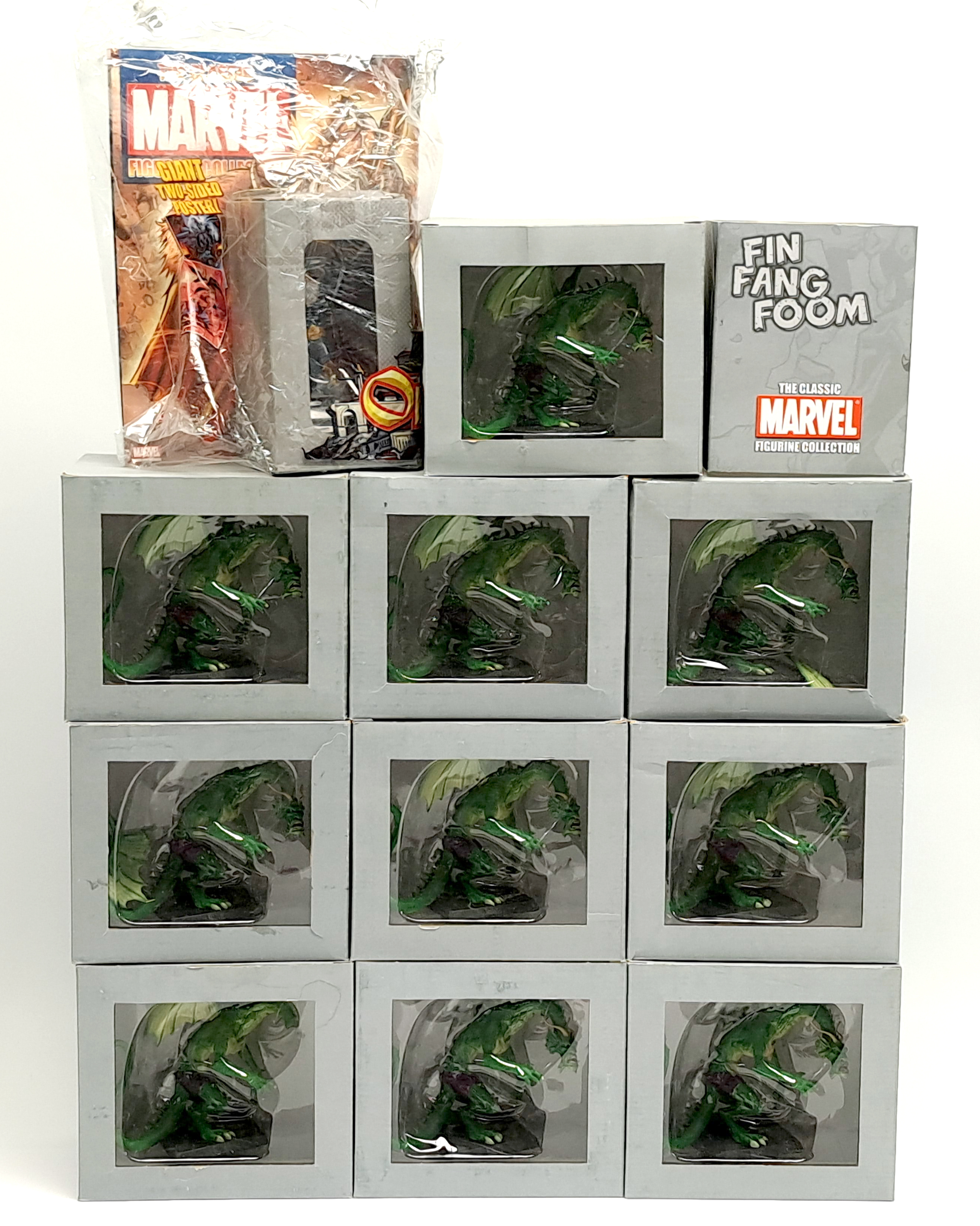 Eaglemoss The Classic Marvel Figurine Collection Fin Fang Foom figurines