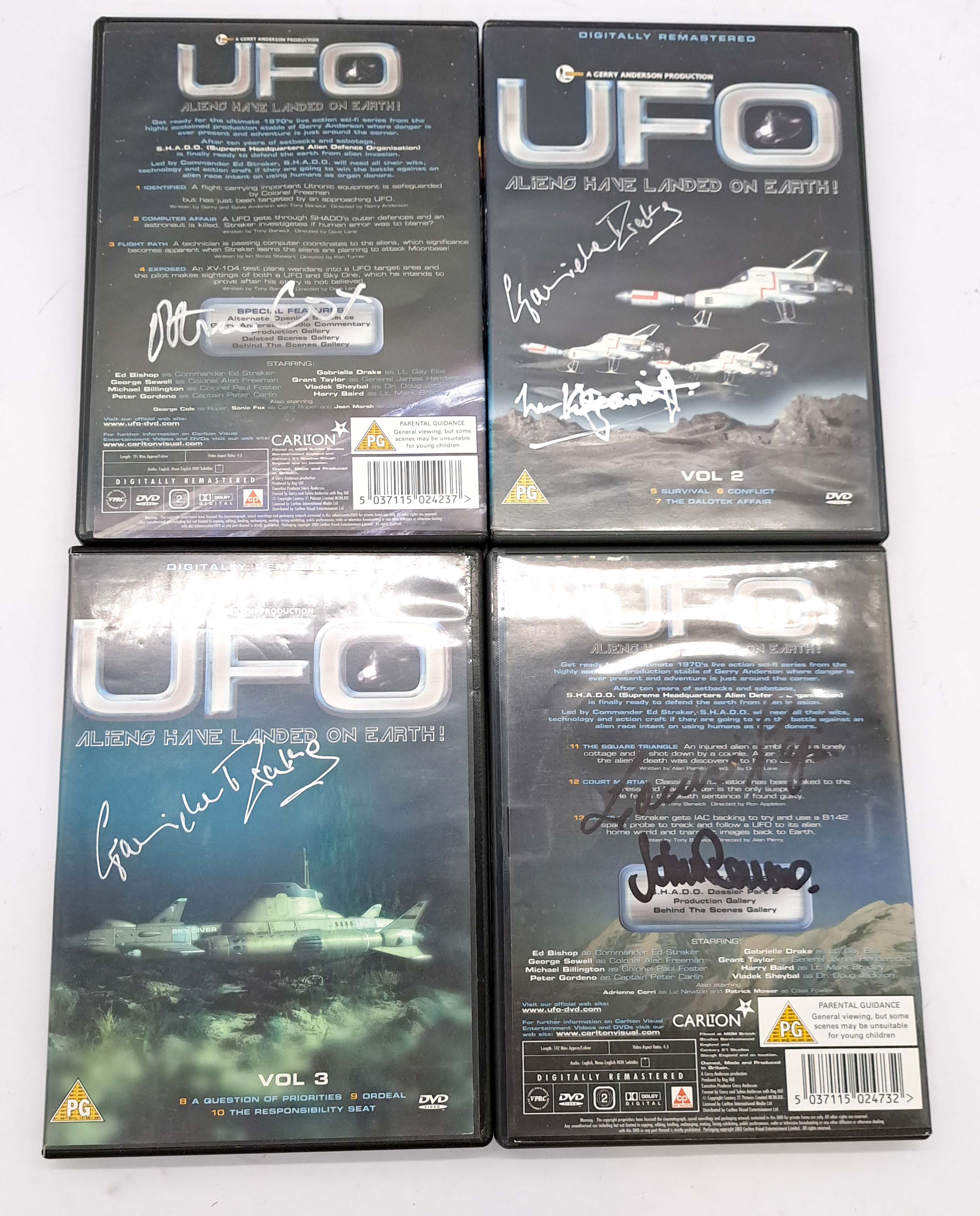 Gerry Anderson UFO Signed DVDs - Image 2 of 2