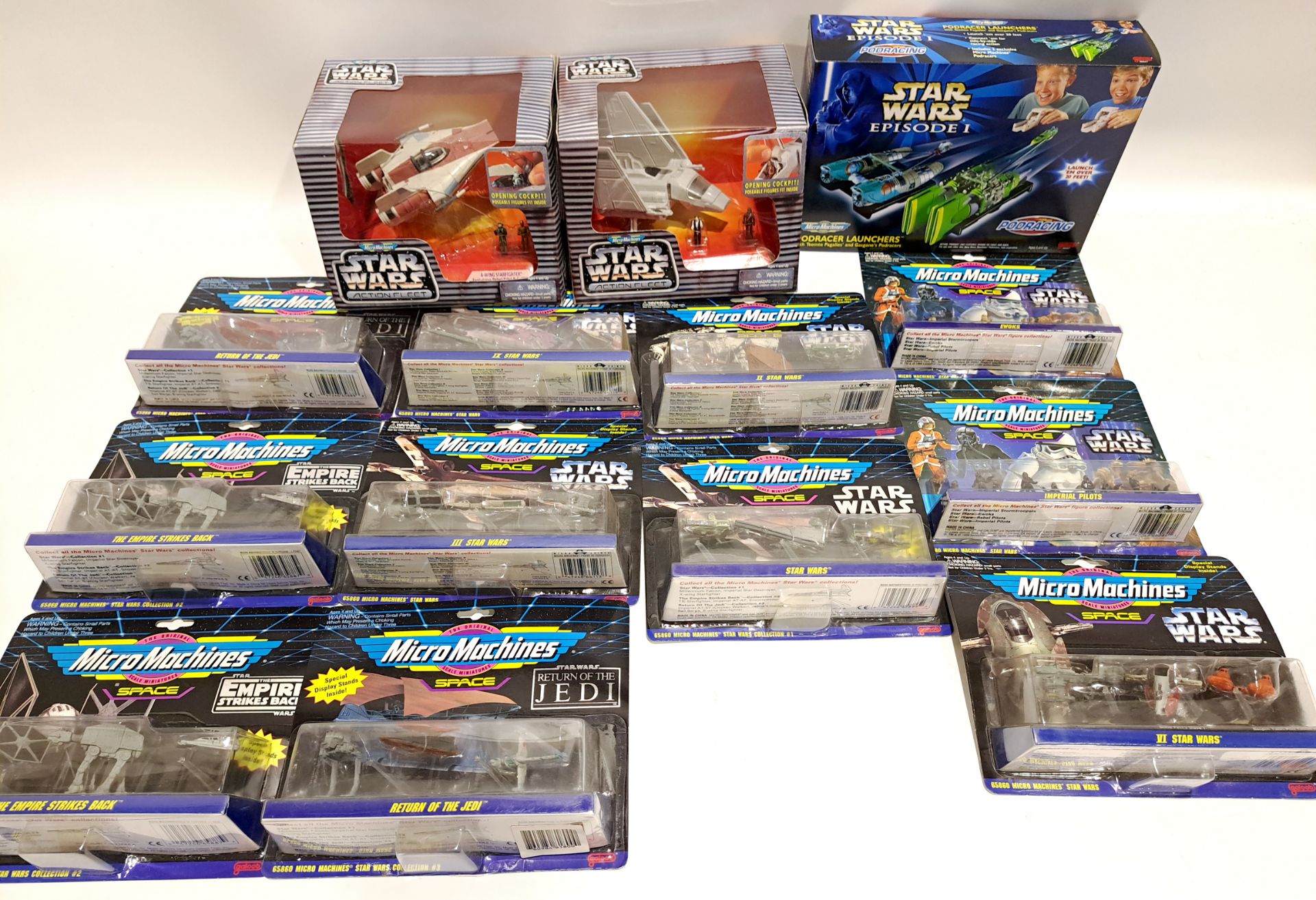 Quantity of Galoob Star Wars MicroMachines