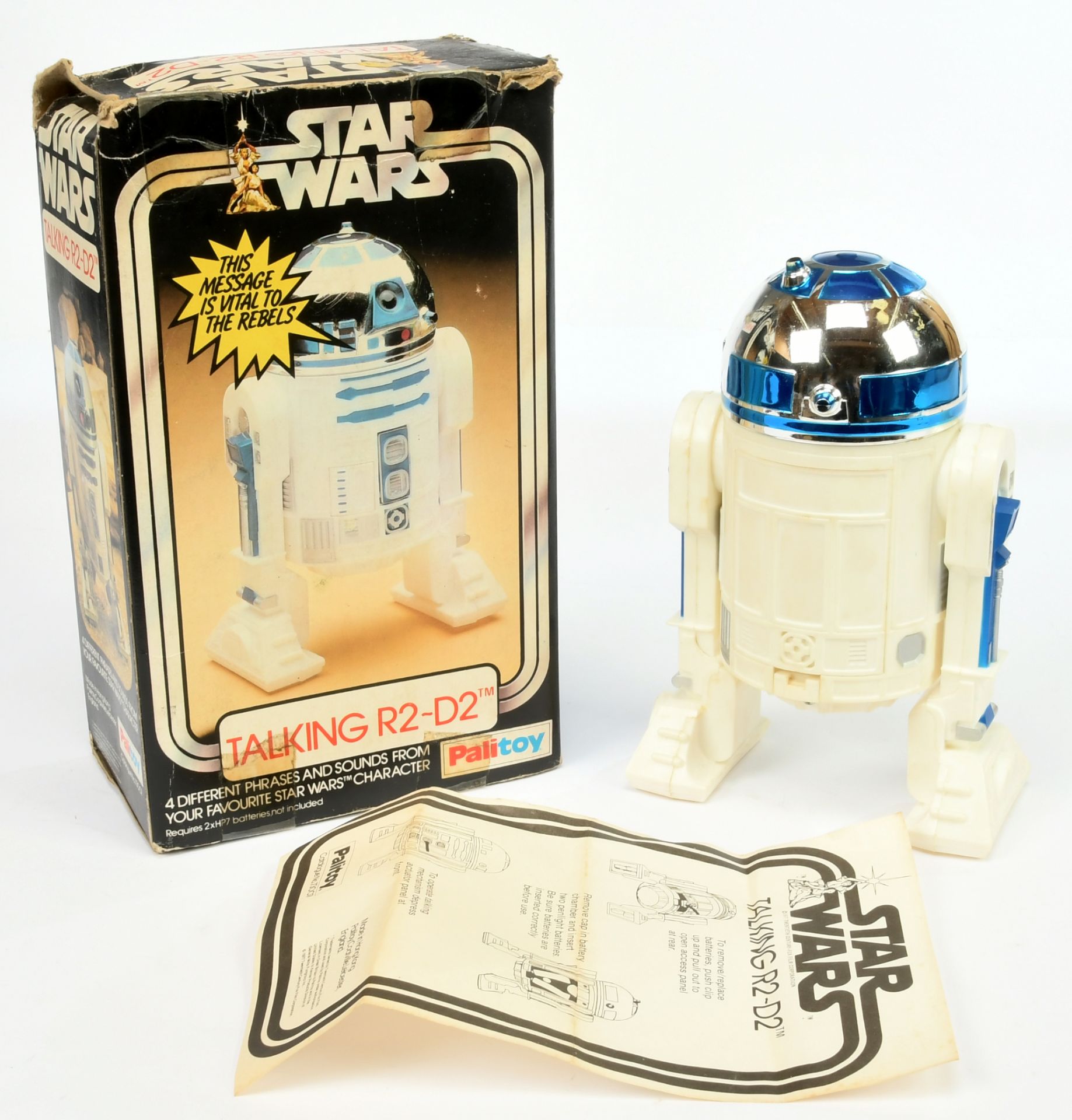 Palitoy Star Wars vintage R2-D2 Talking 12" figure untested  - Image 2 of 2