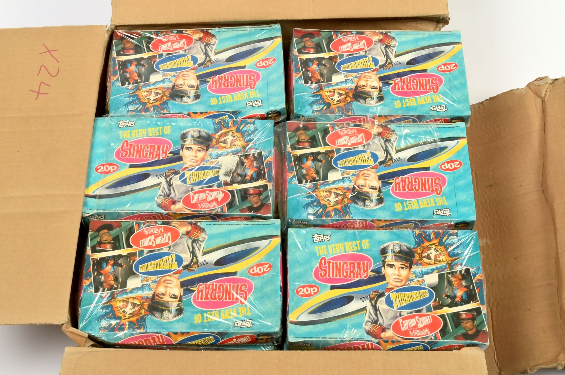 Topps The Very Best of Stingray, Thunderbirds and Captain Scarlet x 24 boxes of trading cards