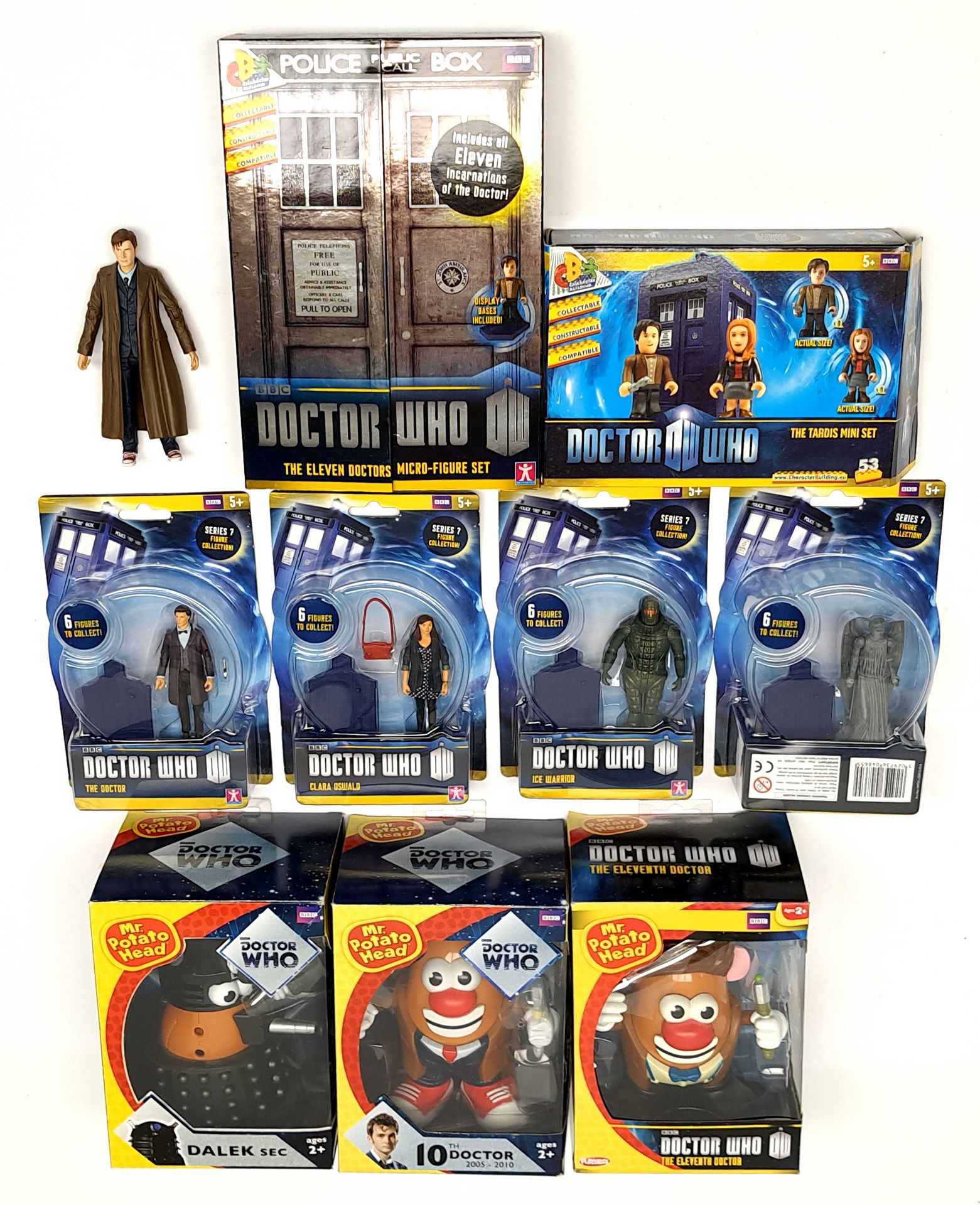 Quantity of Doctor Who related collectables