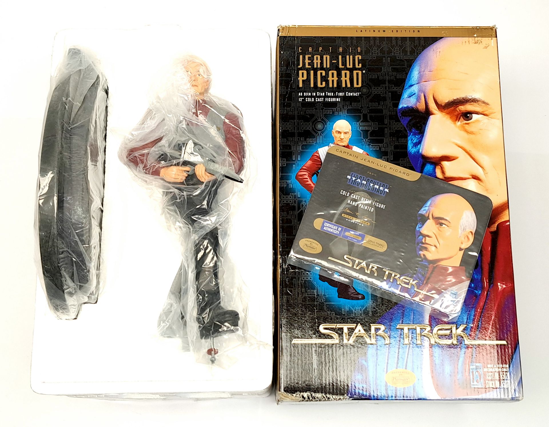 Playmates Star Trek First Contact Captain Jean-Luc Picard Cold Cast Resin 12" Figurine - Image 2 of 2