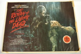 The Return of the Living Dead UK quad film poster