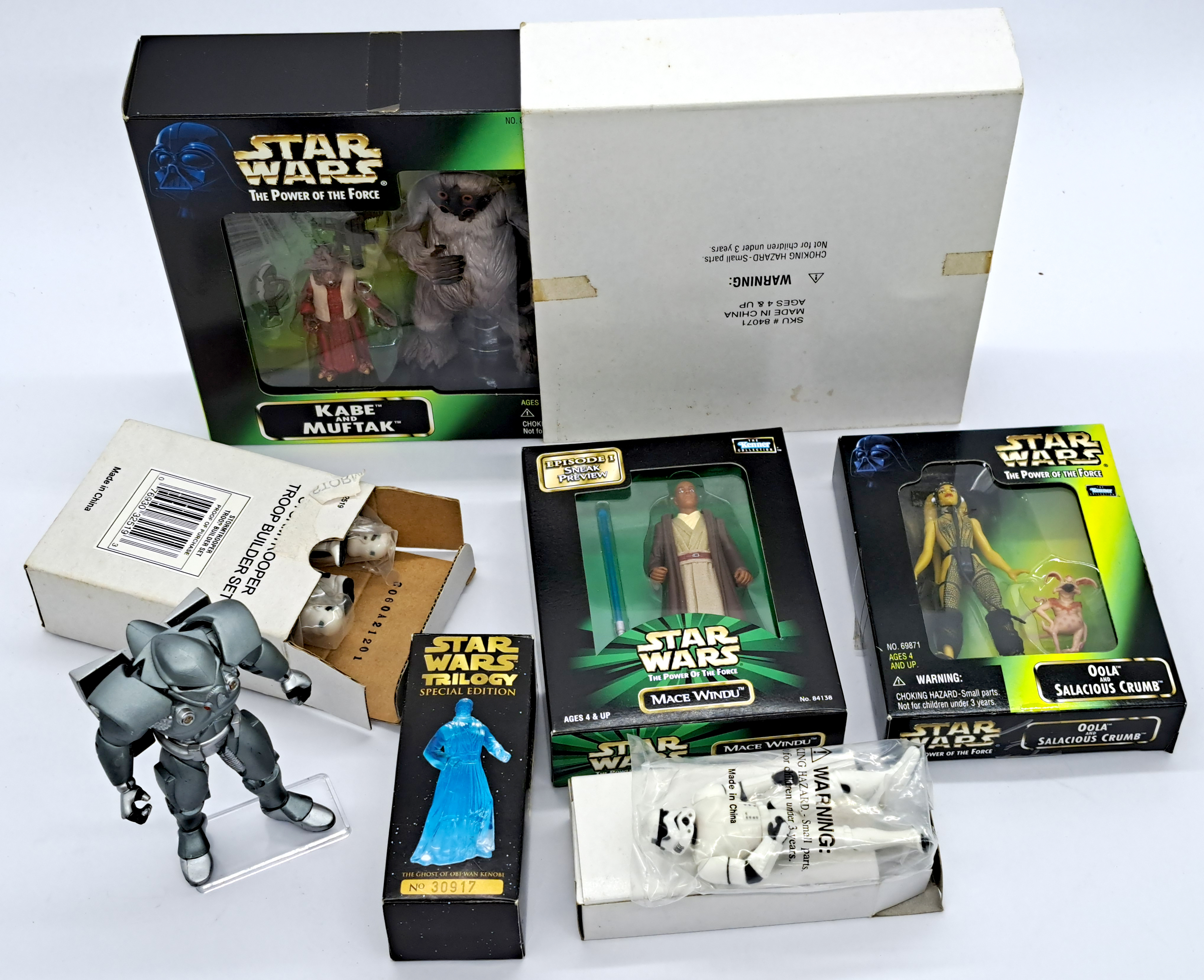Kenner Hasbro Star Wars Mail Aways Oola, Kabe & Muftak, Troop builder set in mixed lot. Excellent...