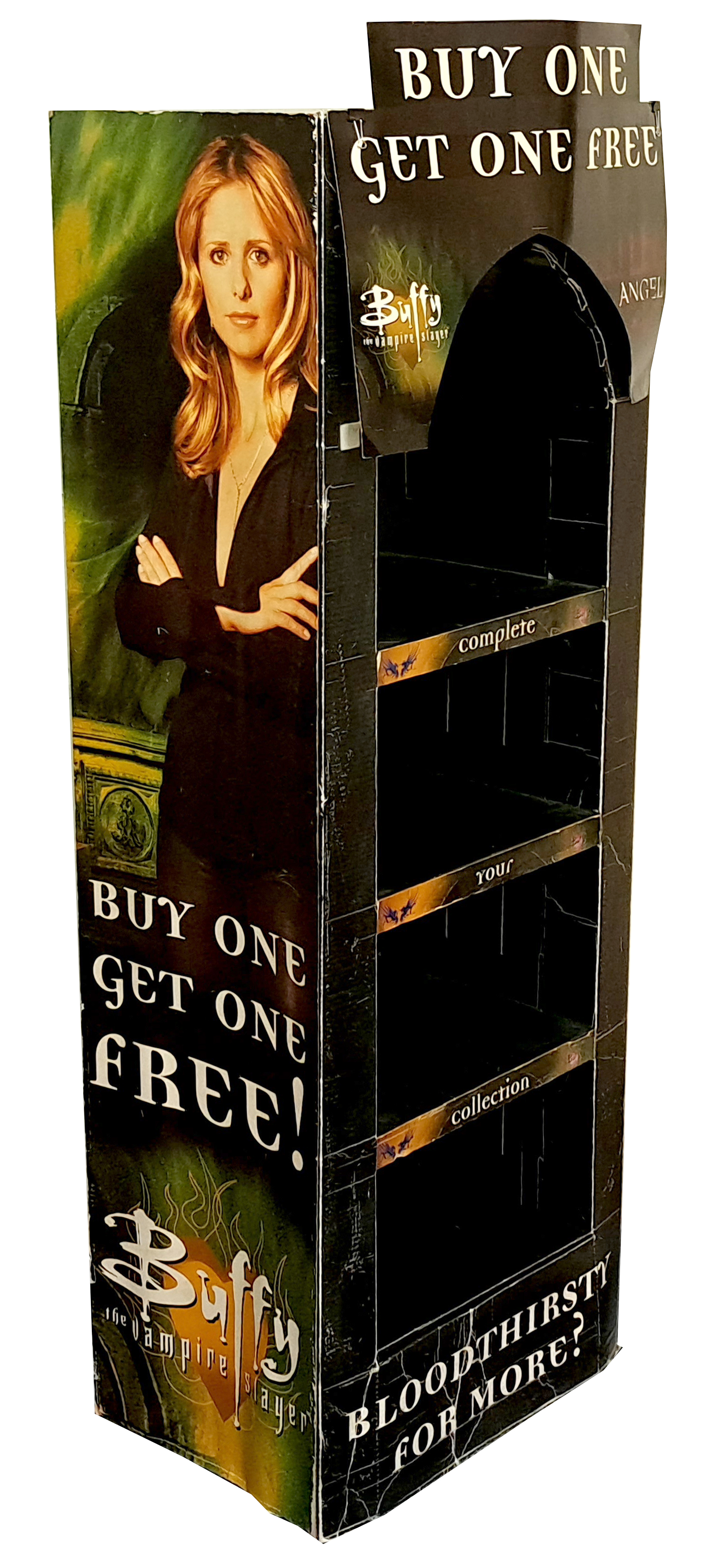 Buffy the Vampire Slayer / Angel cardboard store display stand - Image 2 of 3