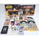 Kenner, Hasbro, Buena Vista Records Star Wars vintage and modern assorted mixed lot. Fair to Good