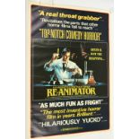 Re-Animator UK quad film poster