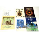 The Lord of the Rings / J.R.R. Tolkien vintage calendars x 3