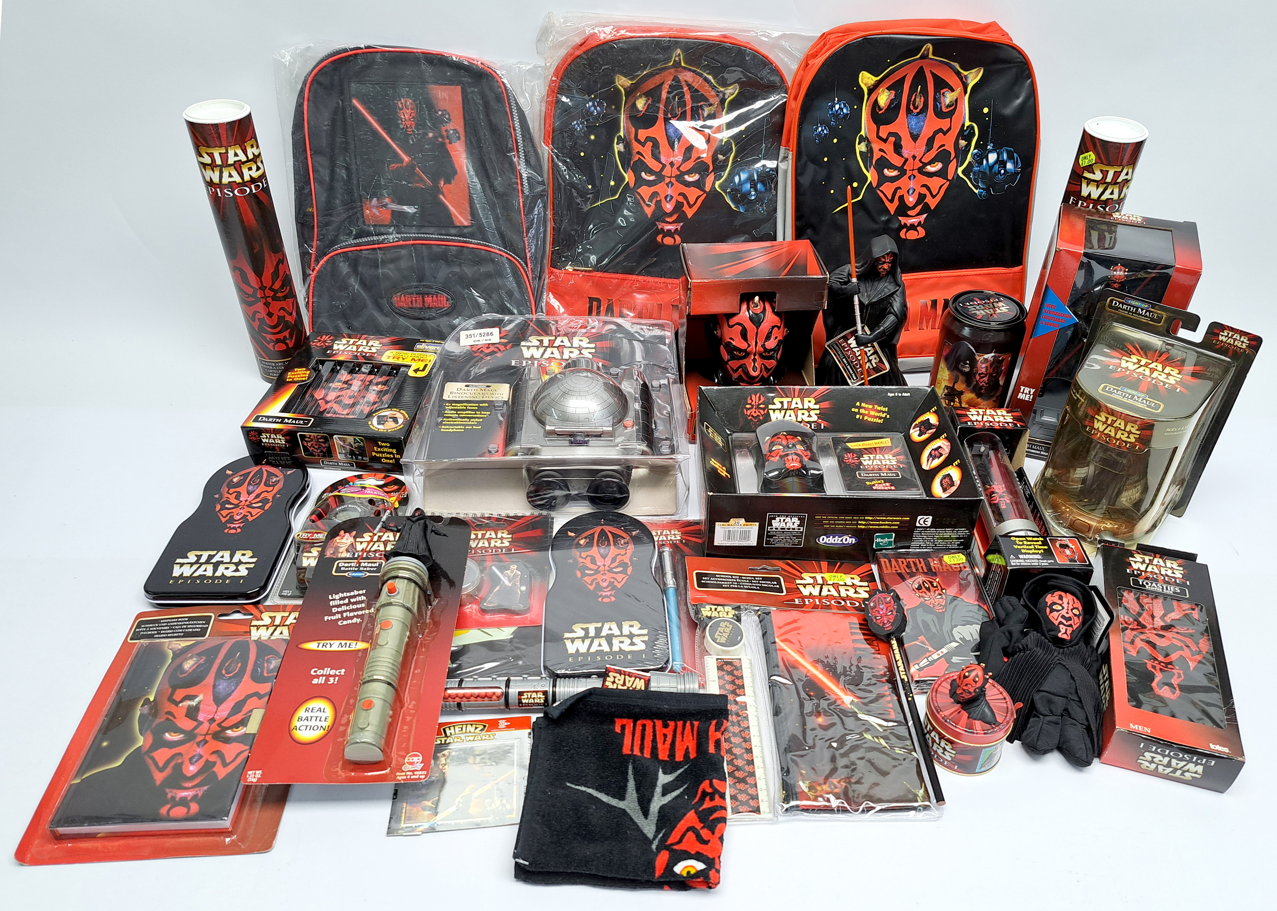 Hasbro, Tiger electronics, Applause Star Wars Darth Maul mixed lot Excellent to near mint