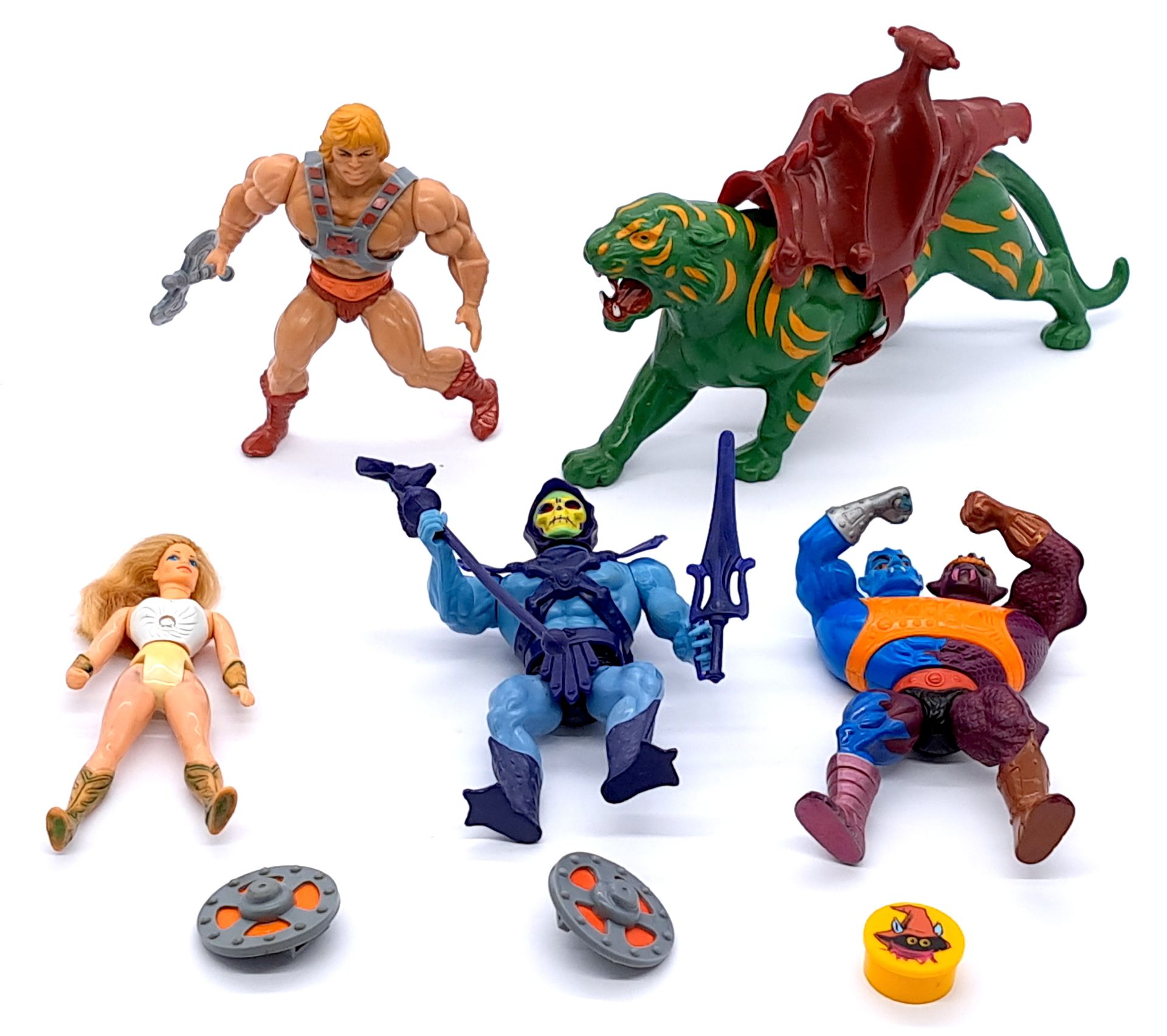 Mattel loose vintage Masters of the Universe figures