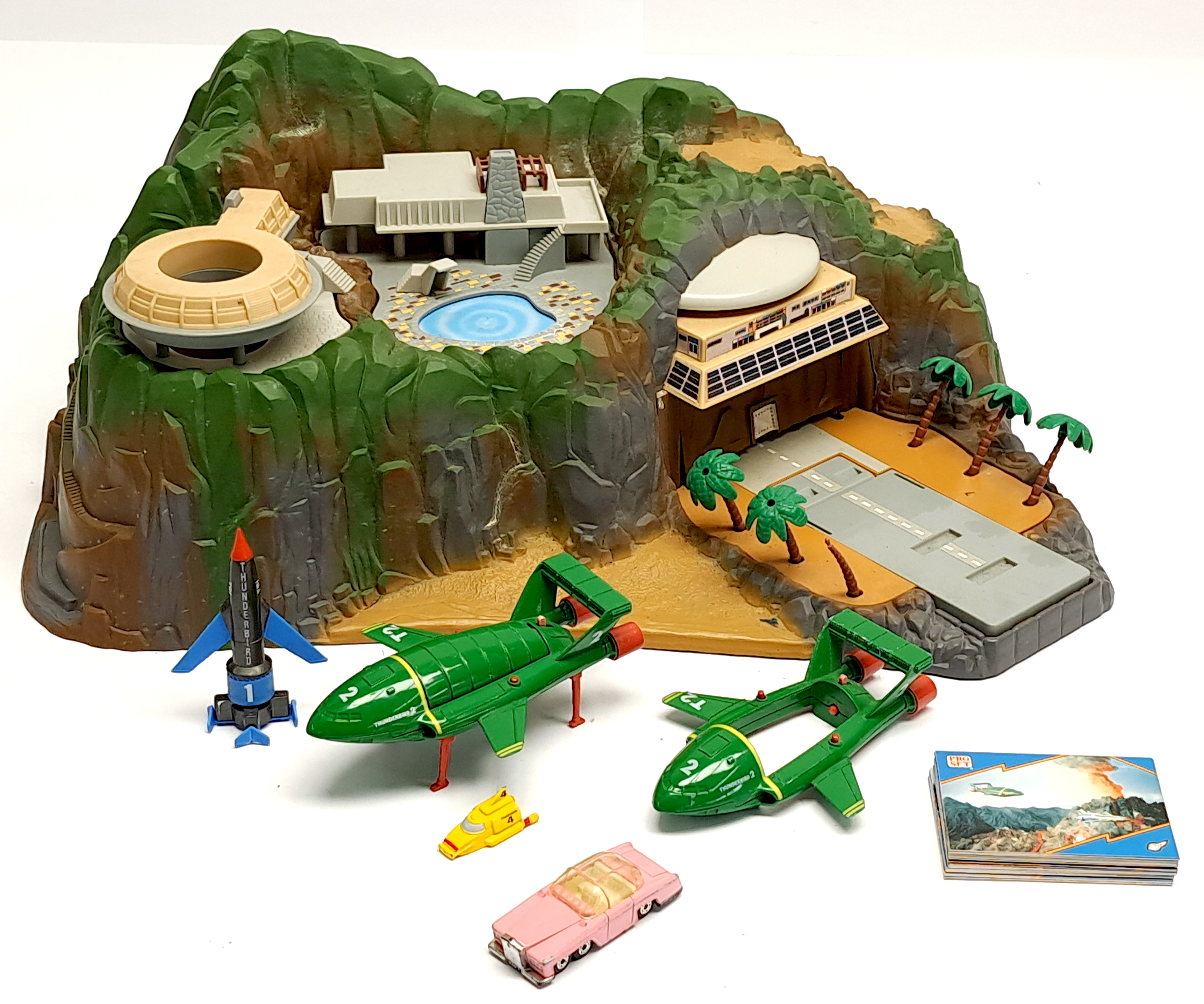 Matchbox, Thunderbirds unboxed Tracy Island Playset & loose vehicles