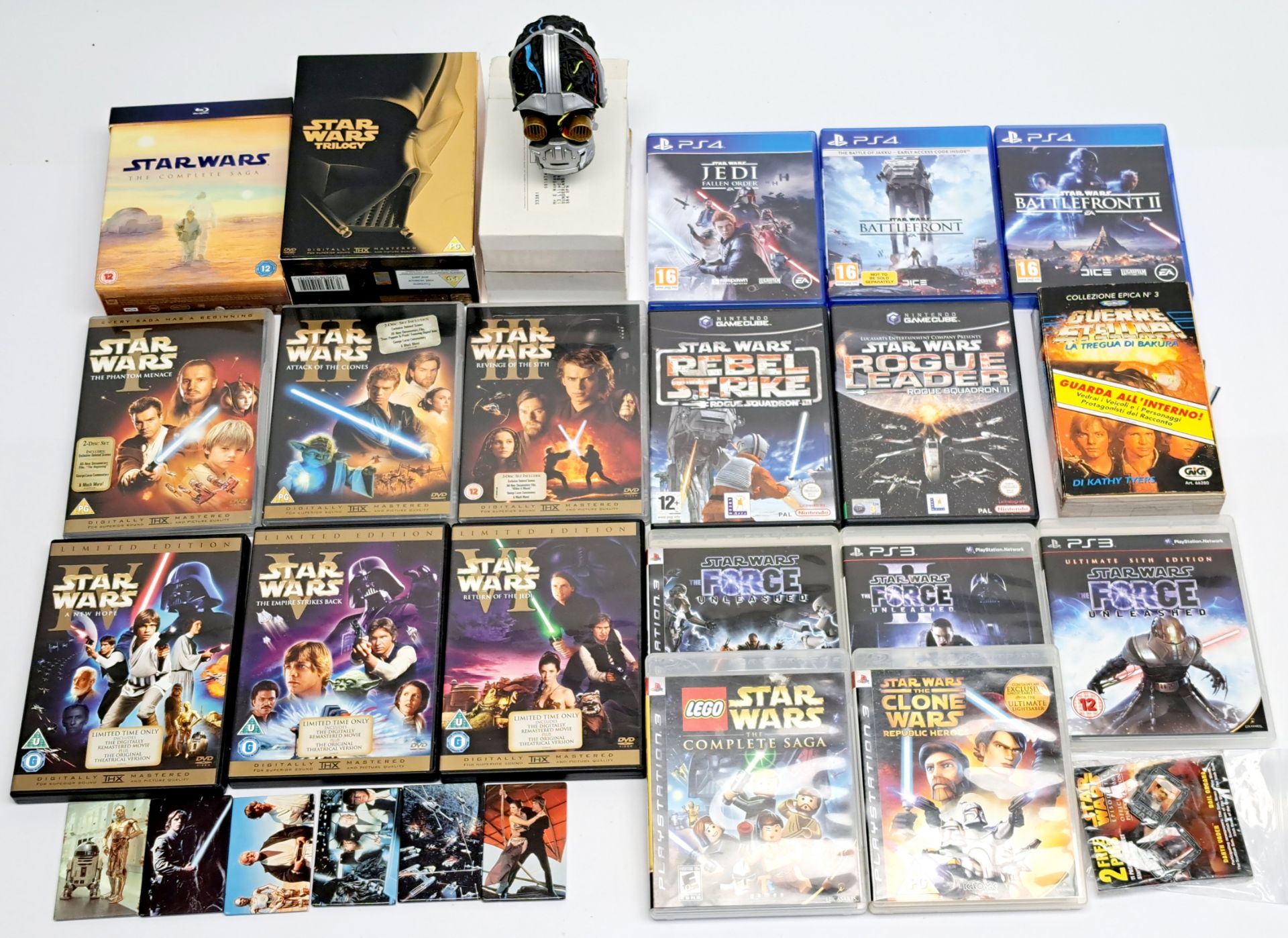 Playstation, Nintendo, LEGO Star Wars Film and gaming mixed lot. 