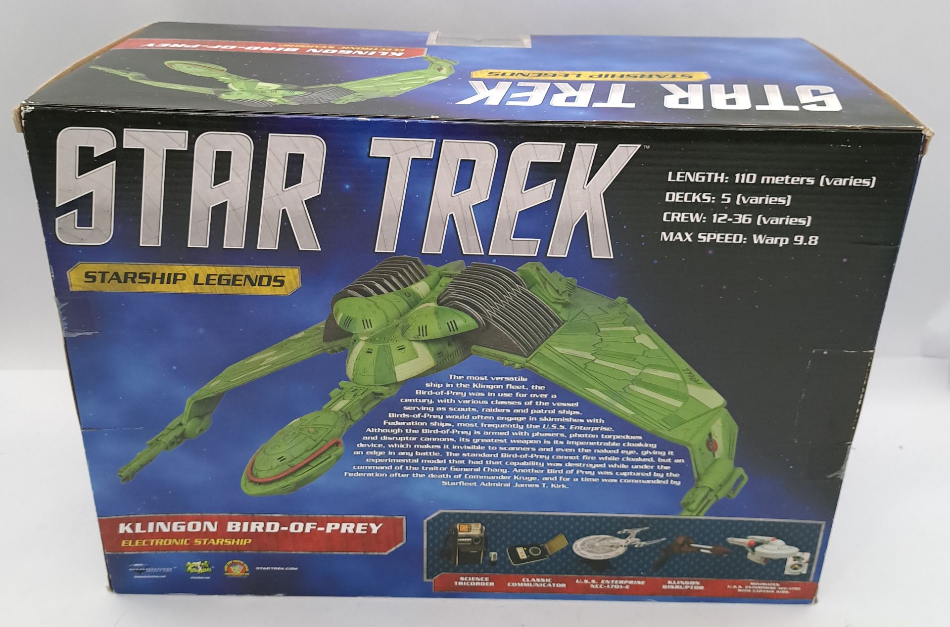 Diamond Select Toys Star Trek Starship Legends Klingon Bird-Of-Prey. - Bild 2 aus 2
