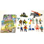 Playmates & Kenner, Loose The Real Ghostbusters & Teenage Mutant Ninja Turtles figures & vehicles