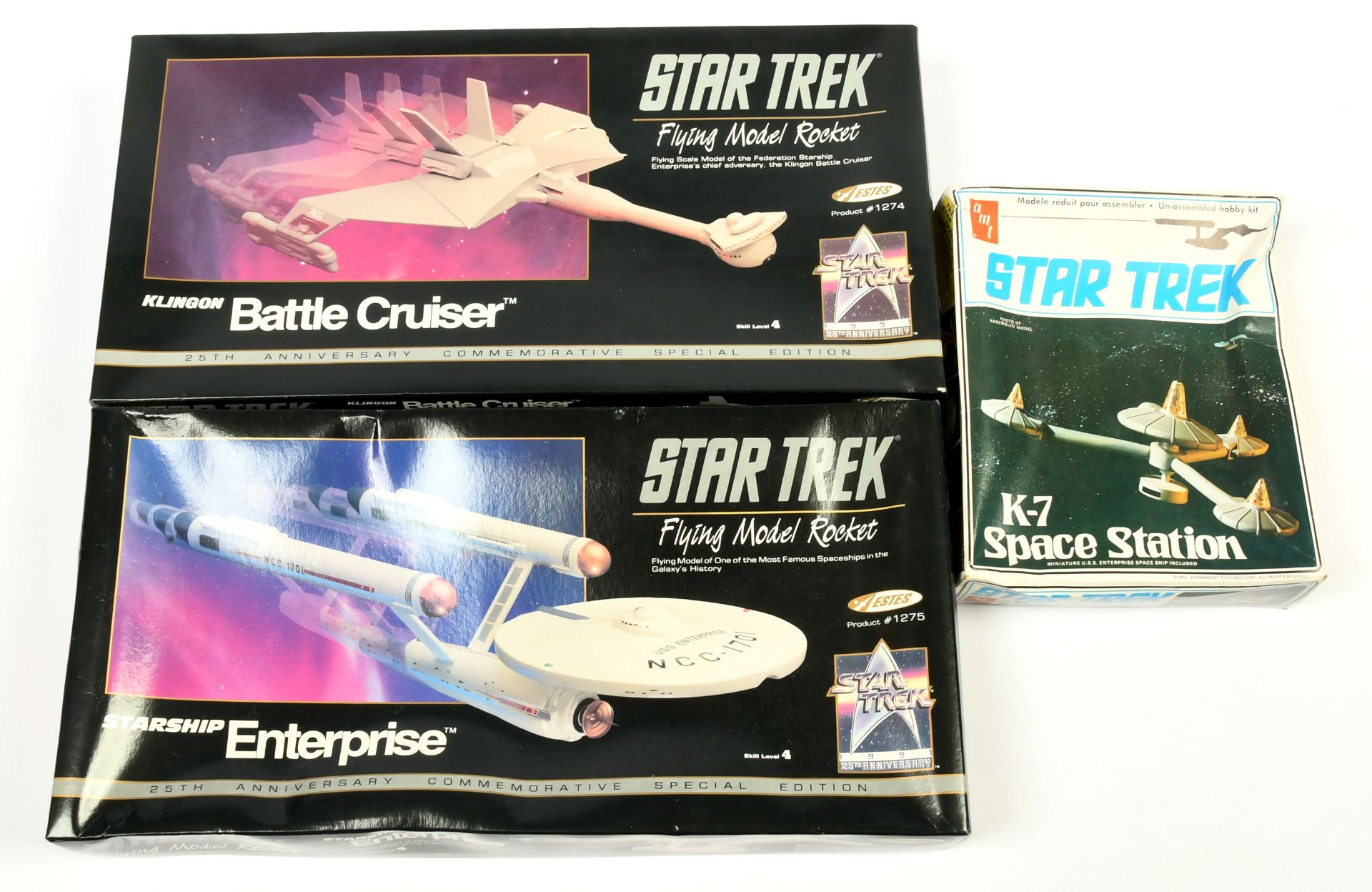 Estes / AMT Star Trek x three kits