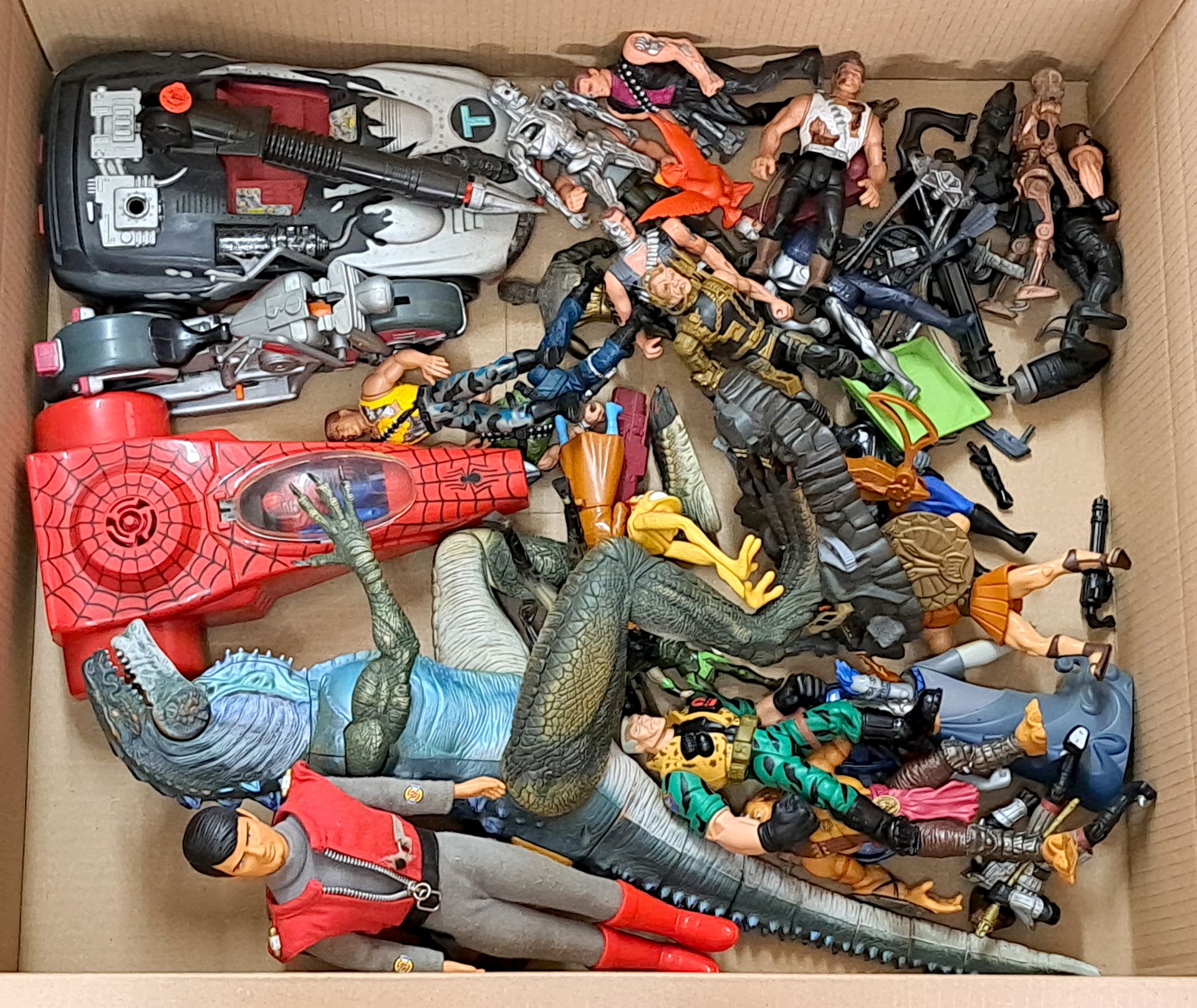 Quantity of loose action figures, vehicles & accessories