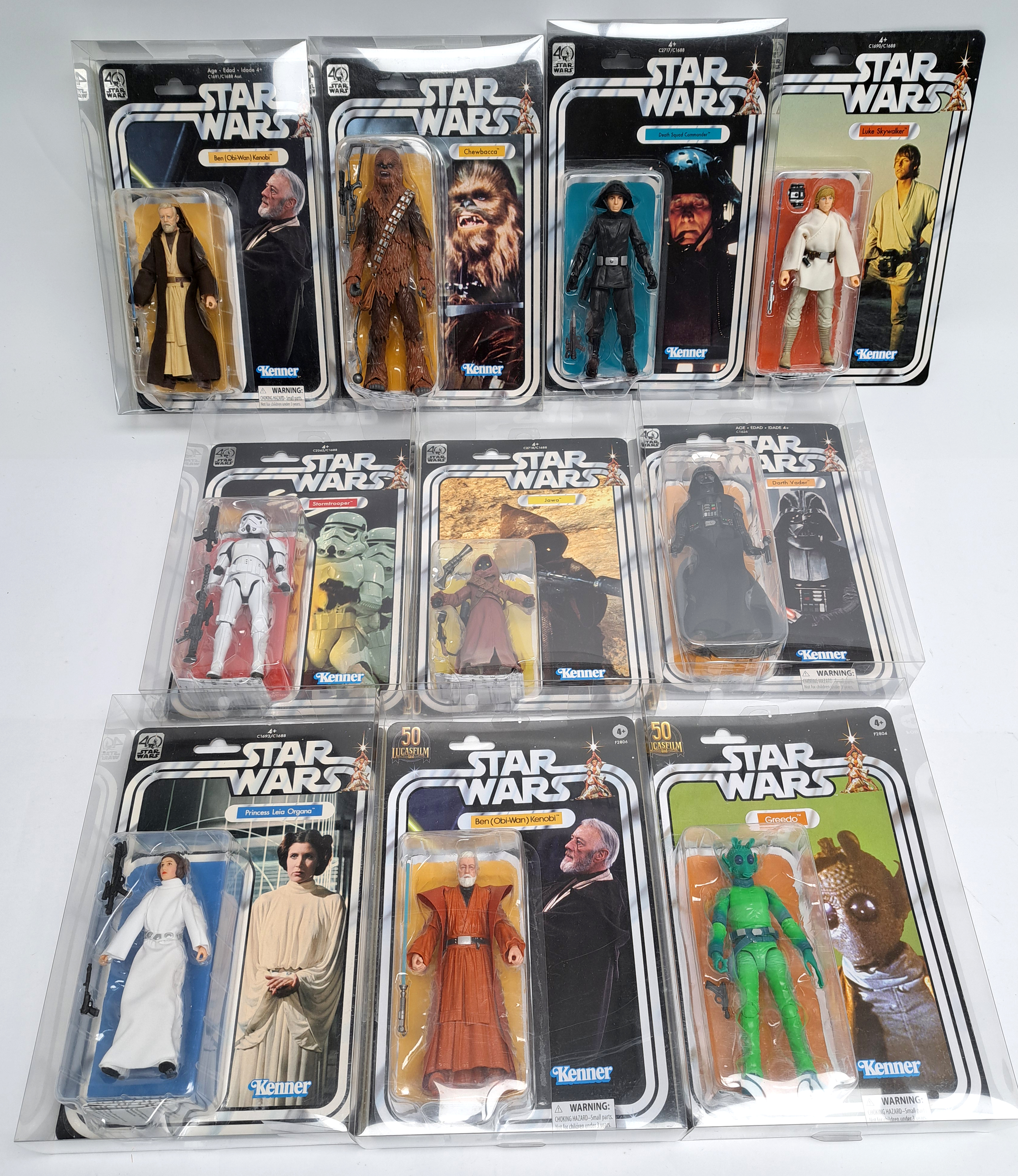 Hasbro Star Wars Black Series 6 inch 40th and 50th Anniversary Mixed lot Near mint to mint